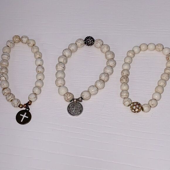 Set of 3 Tree Of Life Bracelets - Picture 2 of 6